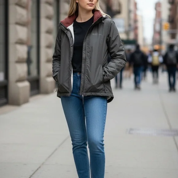 Marmot Women's Brown Windbreaker/Rain Jacket - Picture 1 of 4